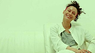 stacy bloom spills all in uncensored interview curly brunette natural tits dirty talk casting