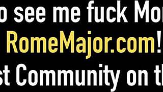 In a Hotel Room, Black Knight Rome Major Pounds Nerdy Nympho Ginger Reigh's Tight Holes