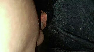 her pussy floods gushing wet soaking clit in orgasm rush