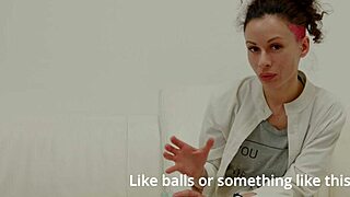 stacy bloom spills all in uncensored interview curly brunette natural tits dirty talk casting