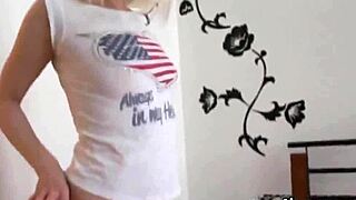 Striking Babe's Wet Pussy Filled With Pee Then Squirts Hard!