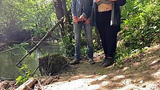 mature mother in law delivers dirty handjob cumshot