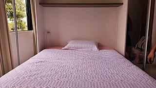 on vacation i shared our bed and my ass with stepson's monster cock till he creampied me with luna oliveira and vagninho