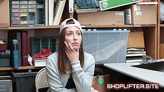 young shoplifter teen caught blackmailed into sex