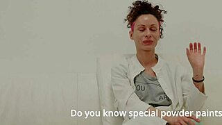 stacy bloom spills all in uncensored interview curly brunette natural tits dirty talk casting