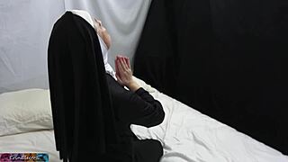 horny nun craving ass pounding?