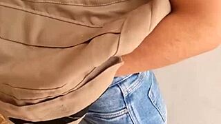 colombian engineer nataly bends over for boss doggystyle anal cum on perfect ass before work