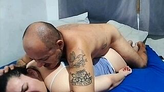 dorynha endures master's daily anal and oral training routine