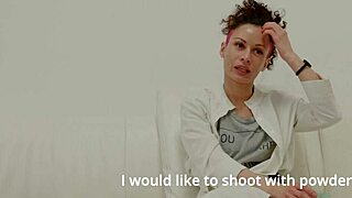 stacy bloom spills all in uncensored interview curly brunette natural tits dirty talk casting