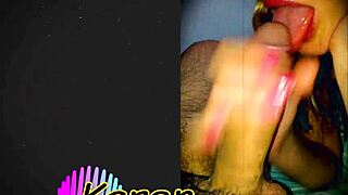 Karen Sucks Cock Deep With Tongue Action
