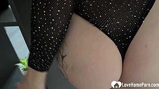 Naughty Blonde's Huge Tits Bounce as Wet Cunt Gets Roughly Drilled