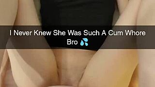 ovulating milf wife cheats on snapchat begging daddy to breed her skinny pussy rough