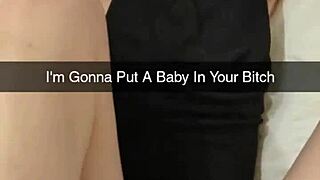 ovulating milf wife cheats on snapchat begging daddy to breed her skinny pussy rough