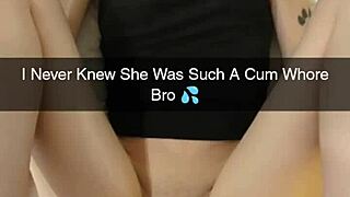 ovulating milf wife cheats on snapchat begging daddy to breed her skinny pussy rough