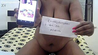 Ebony BBW’s Huge Ass and Tits Get Hardcore Handjob Cum Blast Verification