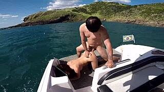 i'm on this boat ride and it turns into live oral sex voyeur fun - pernocas joy cardozo