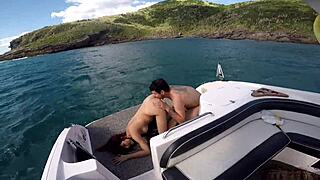 i'm on this boat ride and it turns into live oral sex voyeur fun - pernocas joy cardozo