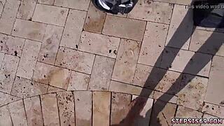 hey dude, check this cute petite 18+ teen bouncing wild on thick cock