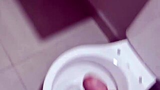 watch the skinny nurse worship ass in heels inside hospital bathroom!