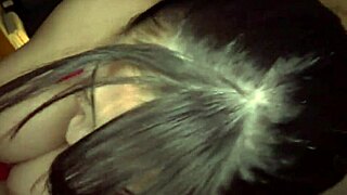 check out this i-cup japanese girl's massive tits and firm ass in homemade creampie sex