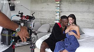 wild passion as blonde takes massive african bbc creampie in every hole