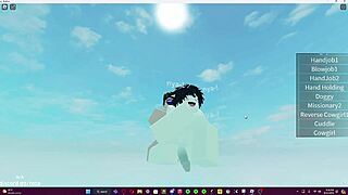 deleg rams tight femboy ass deepthroat cum explosion in roblox frenzy!