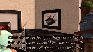 Racist Big Ass White Bride Cheats on Wedding with Massive Black Cock Seduction