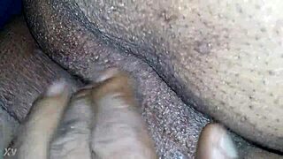 we pull over at the rest stop and i suck and finger my british ebony bbw wife's fat pussy outdoors