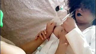 i couldn't hold back giving that old woman intense leg-held vaginal pounding she squirmed for deeper