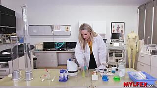 Big Melons Milf Scientists Work Hard With Face Sitting And Rimjobs!