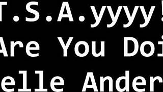 backstage what happens when michelle anderson spreads in shower with gloves?