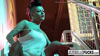 Milf Jezebelle Bond teases her big tits in sexy lingerie