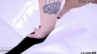 Latvian Model Teases with Audition Fuck on Sofa