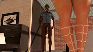 Racist Big Ass White Bride Cheats on Wedding with Massive Black Cock Seduction