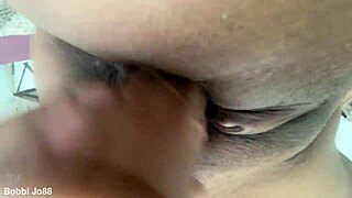 Discover Bobbi Jo88's Creamy Shaved Pussy Dripping from Dildo Tease and Solo Orgasm