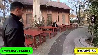 Felicia Vina Railed Foursome Winter Wonderland Budapest