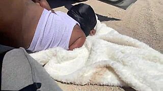 skinny ebony bends for fat bbc doggystyle outdoors??