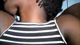 wanna see this african teen's phat lips slobber all over your dick?