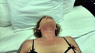 Denise La Flour battles Marcorel's huge black cock with big clit sucking blowjob first time interracial creampie in her vagina.