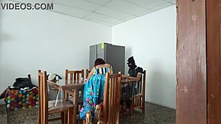 Sinful Maid Spreads Pretty Pussy for Daddy