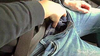 fucking her fat ass bent over in the car outdoors cumshot on ass