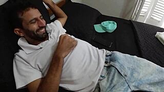 old man loses control over skinny big ass latina in wild backstage orgy