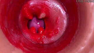 🤰 camera shoves deep in vagina cervix for pov monster cock creampie breeding!