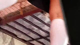 Stepdad's Hidden Cam Secretly Films Unaware Student's Skirt Lift!