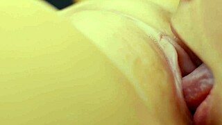 gf jerks my cock pov while watching gia baker's sexy dance reaction