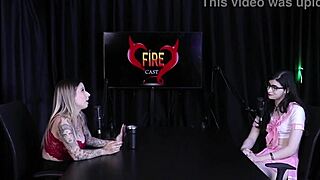 Yumi Trap spills all in wild transsexual interview full of outdoor group toy play and public Latina swinger action on Porn Cast Brazil part 2 - Sheer Red