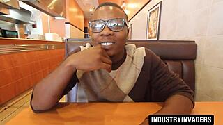 Colombian Housewife's Curvy Ass Takes Big Black Cock in Garage Quickie