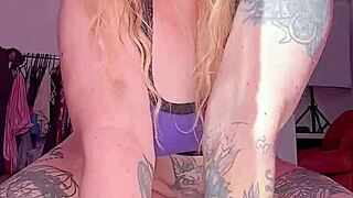 wanna see my hairy beaver gape riding this huge monster dildo cock?