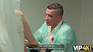 yo doctor hey why you groping my tits during exam... oh my pussy!