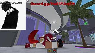 Fucking the Furry Roblox Christmas Bunny Hard
